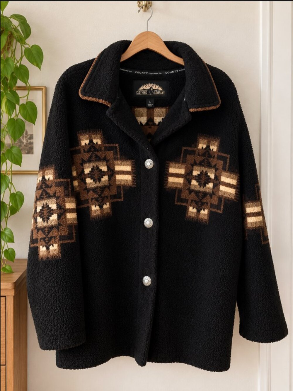 Vintage County Clothing Co. Southwestern Aztec Jacket
